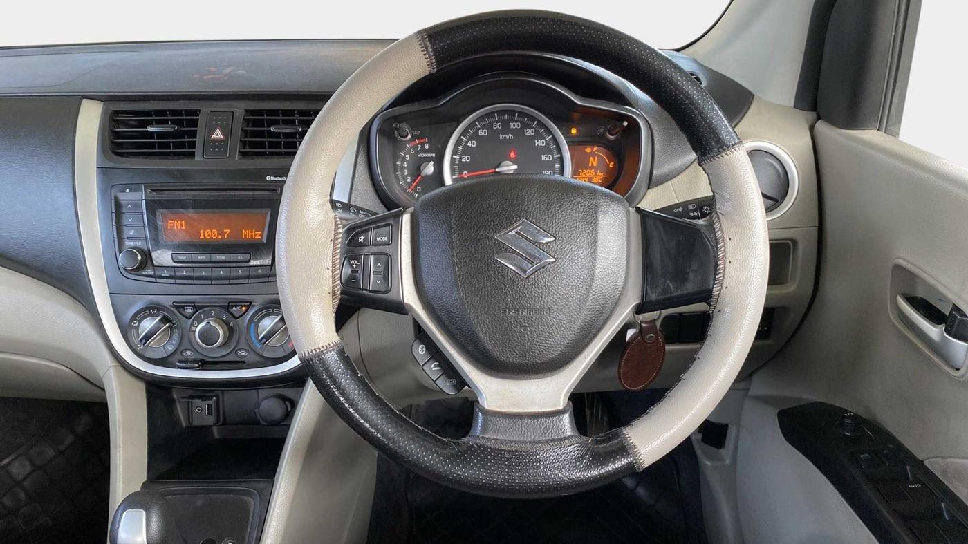 2016 Maruti Celerio ZXI AMT, Petrol, Automatic, 72,029 km, Steering Wheel Close Up