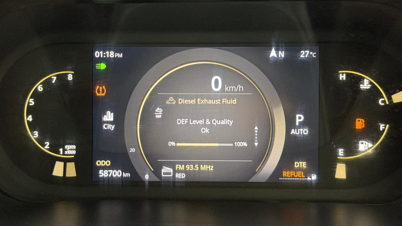 2023 Tata Safari XZA PLUS DARK EDITION, Diesel, Automatic, 58,699 km, Odometer Image
