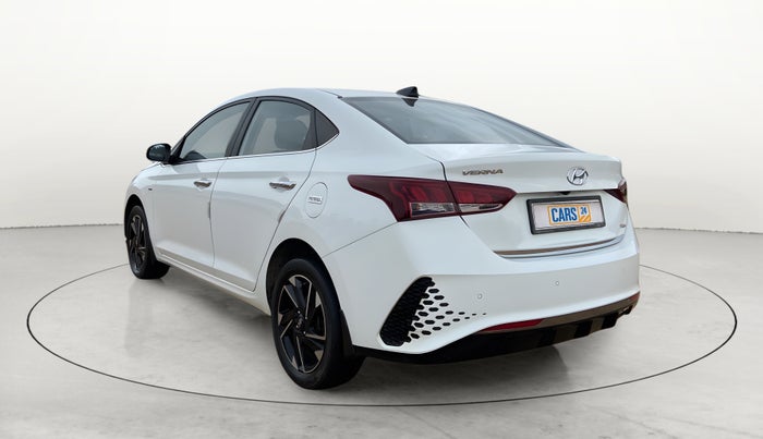 2020 Hyundai Verna SX (O) 1.0 TURBO DCT, Petrol, Automatic, 37,911 km, Left Back Diagonal