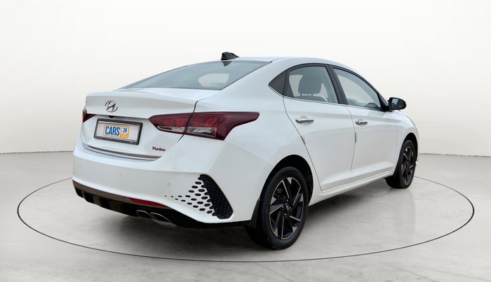 2020 Hyundai Verna SX (O) 1.0 TURBO DCT, Petrol, Automatic, 37,911 km, Right Back Diagonal