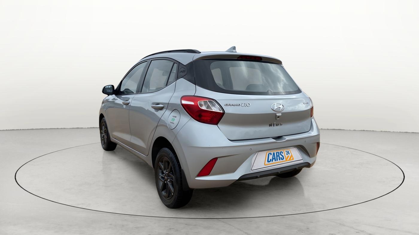 2019 Hyundai GRAND I10 NIOS SPORTZ AMT 1.2 KAPPA VTVT, Petrol, Automatic, 31,718 km, Left Back Diagonal