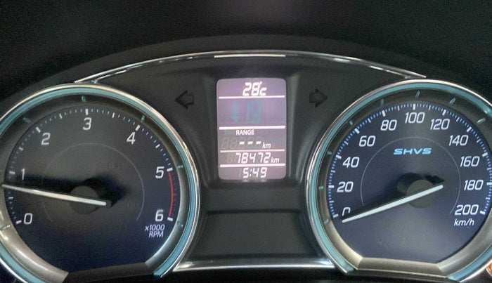 2016 Maruti Ciaz VDI+ SHVS, Diesel, Manual, 78,437 km, Odometer Image