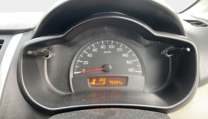 2014 Maruti Celerio VXI, CNG, Manual, 75,311 km, Odometer Image