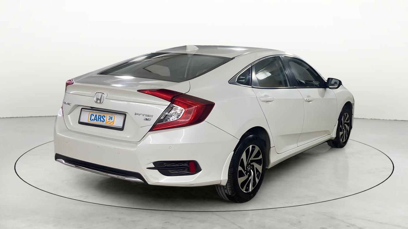 2019 Honda Civic 1.8L I-VTEC V CVT, Petrol, Automatic, 46,581 km, Right Back Diagonal