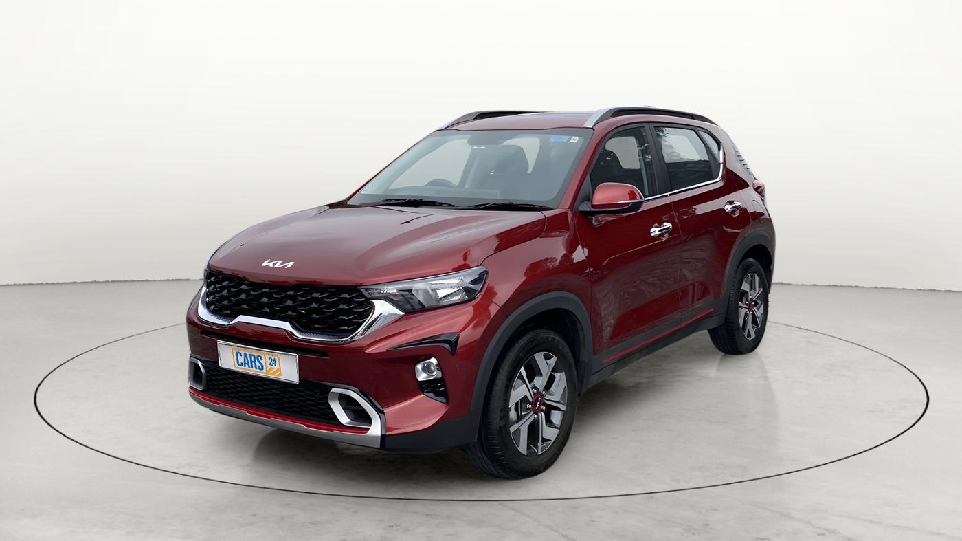 2022 KIA SONET HTK PLUS 1.0 IMT, Petrol, Manual, 7,339 km, Left Front Diagonal