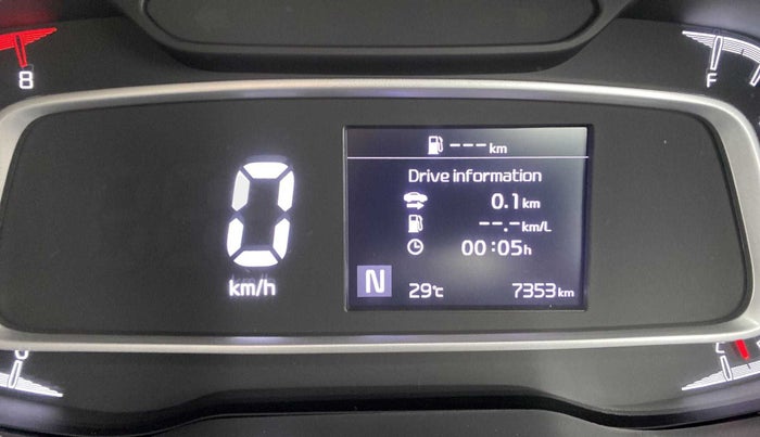 2022 KIA SONET HTK PLUS 1.0 IMT, Petrol, Manual, 7,339 km, Odometer Image
