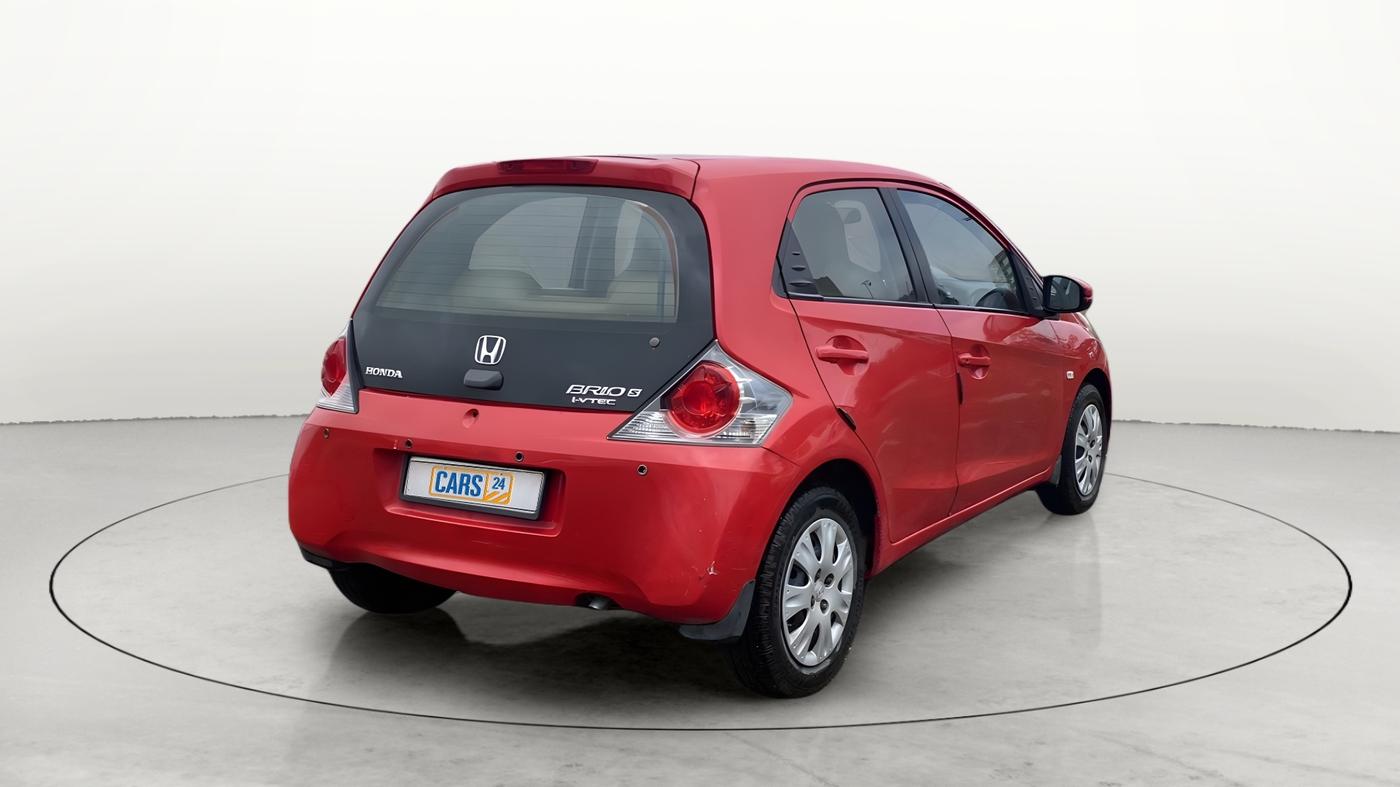2015 Honda Brio S MT, Petrol, Manual, 73,676 km, Right Back Diagonal