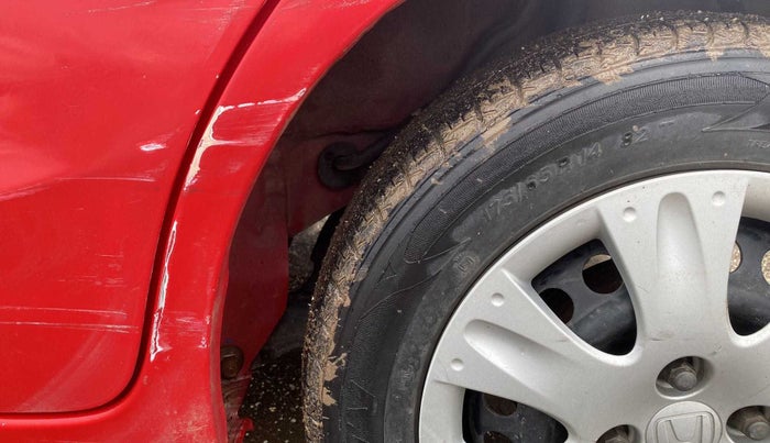 2015 Honda Brio S MT, Petrol, Manual, 73,676 km, Left quarter panel - Minor scratches
