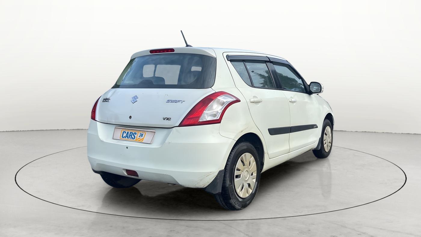 2013 Maruti Swift VXI, Petrol, Manual, 76,555 km, Right Back Diagonal