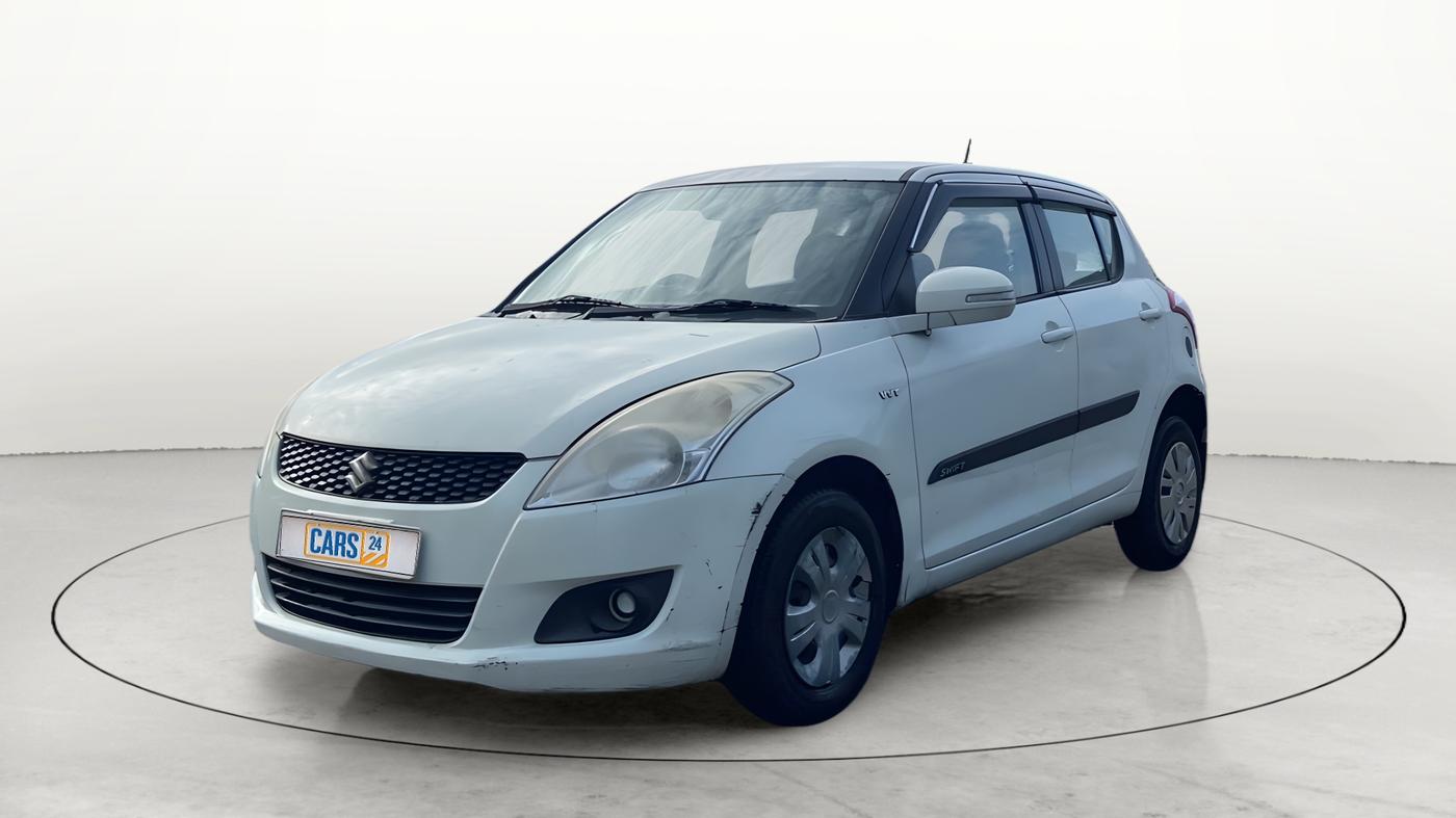 2013 Maruti Swift VXI, Petrol, Manual, 76,555 km, Left Front Diagonal