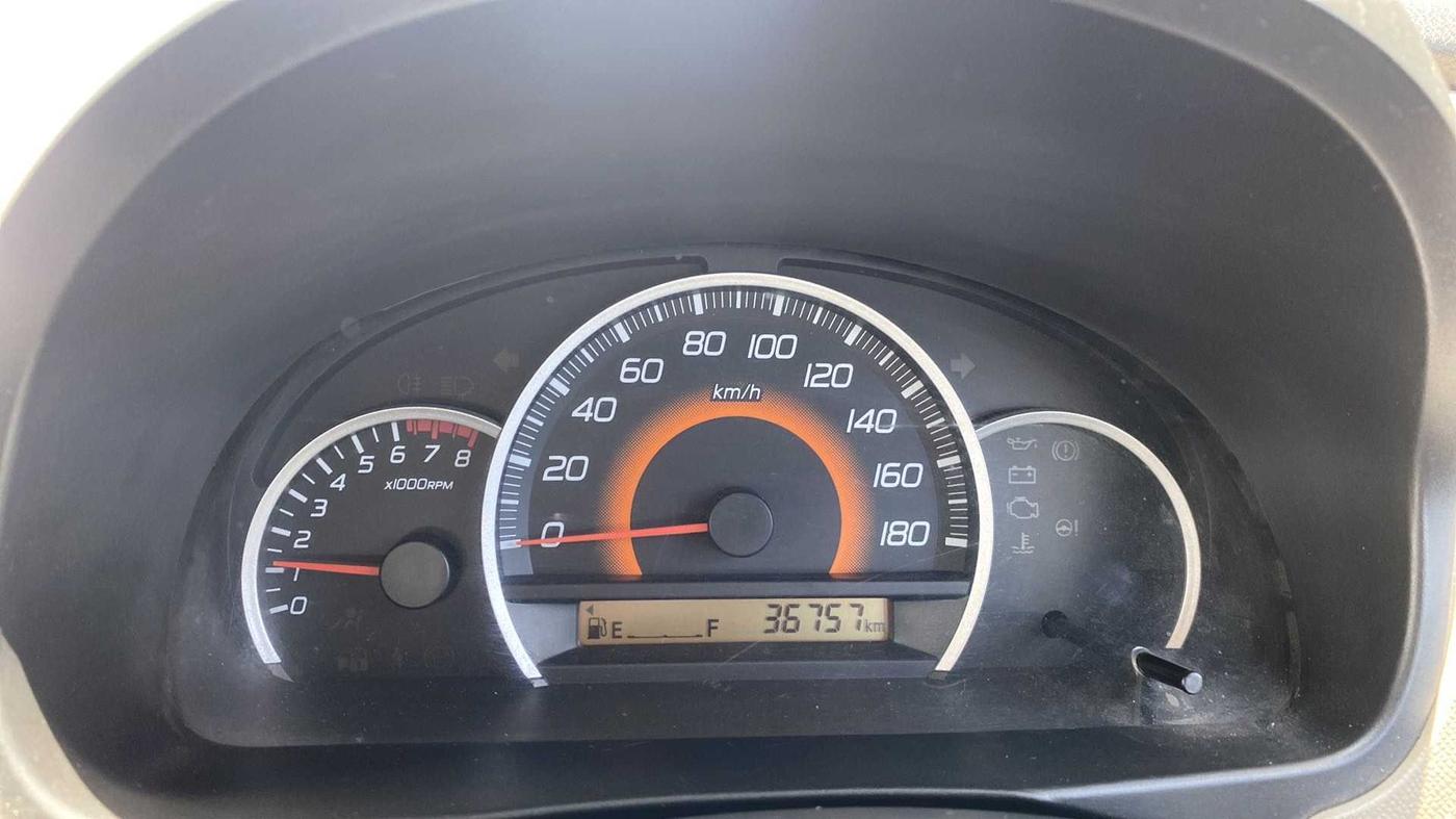 2013 Maruti Wagon R 1.0 VXI, Petrol, Manual, 36,721 km, Odometer Image