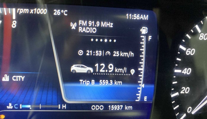 2021 Tata ALTROZ XZ PETROL, Petrol, Manual, 15,919 km, Odometer Image