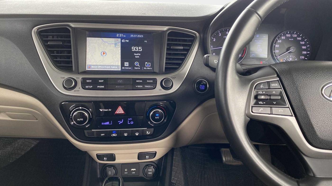 2018 Hyundai Verna 1.6 VTVT SX (O) AT, Petrol, Automatic, 20,037 km, Air Conditioner