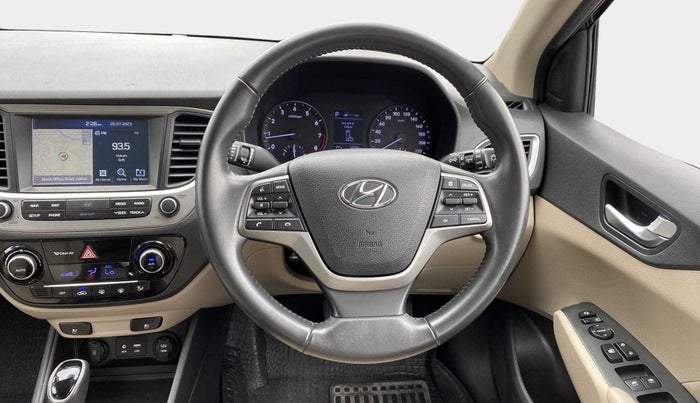 2018 Hyundai Verna 1.6 VTVT SX (O) AT, Petrol, Automatic, 20,037 km, Steering Wheel Close Up