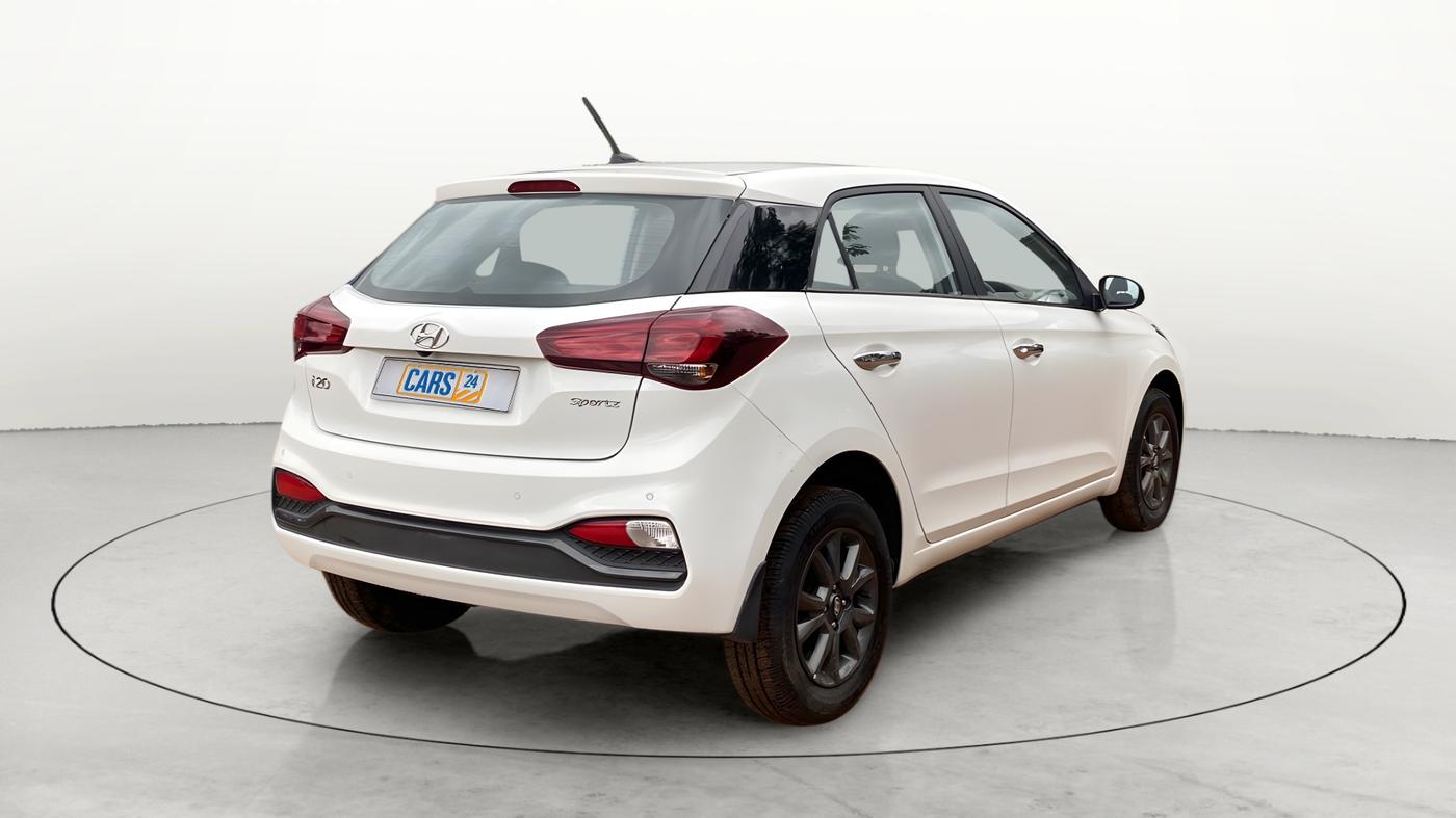 2019 Hyundai Elite i20 SPORTZ PLUS 1.2, Petrol, Manual, 4,722 km, Right Back Diagonal