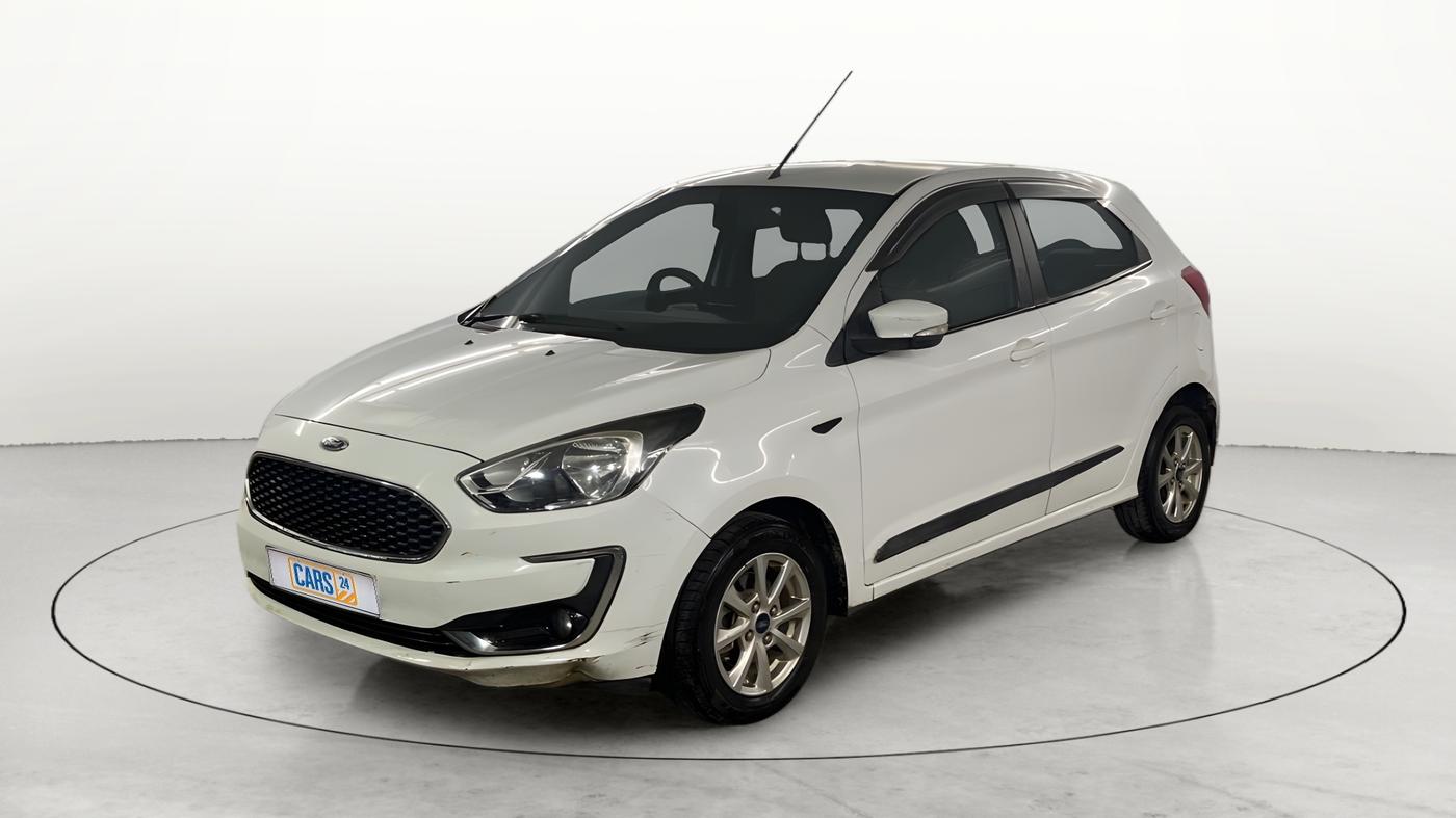 2019 Ford New Figo TITANIUM 1.2 PETROL MT, Petrol, Manual, 46,738 km, Left Front Diagonal
