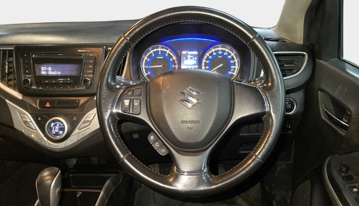 2016 Maruti Baleno ZETA CVT PETROL 1.2, Petrol, Automatic, 33,756 km, Steering Wheel Close Up