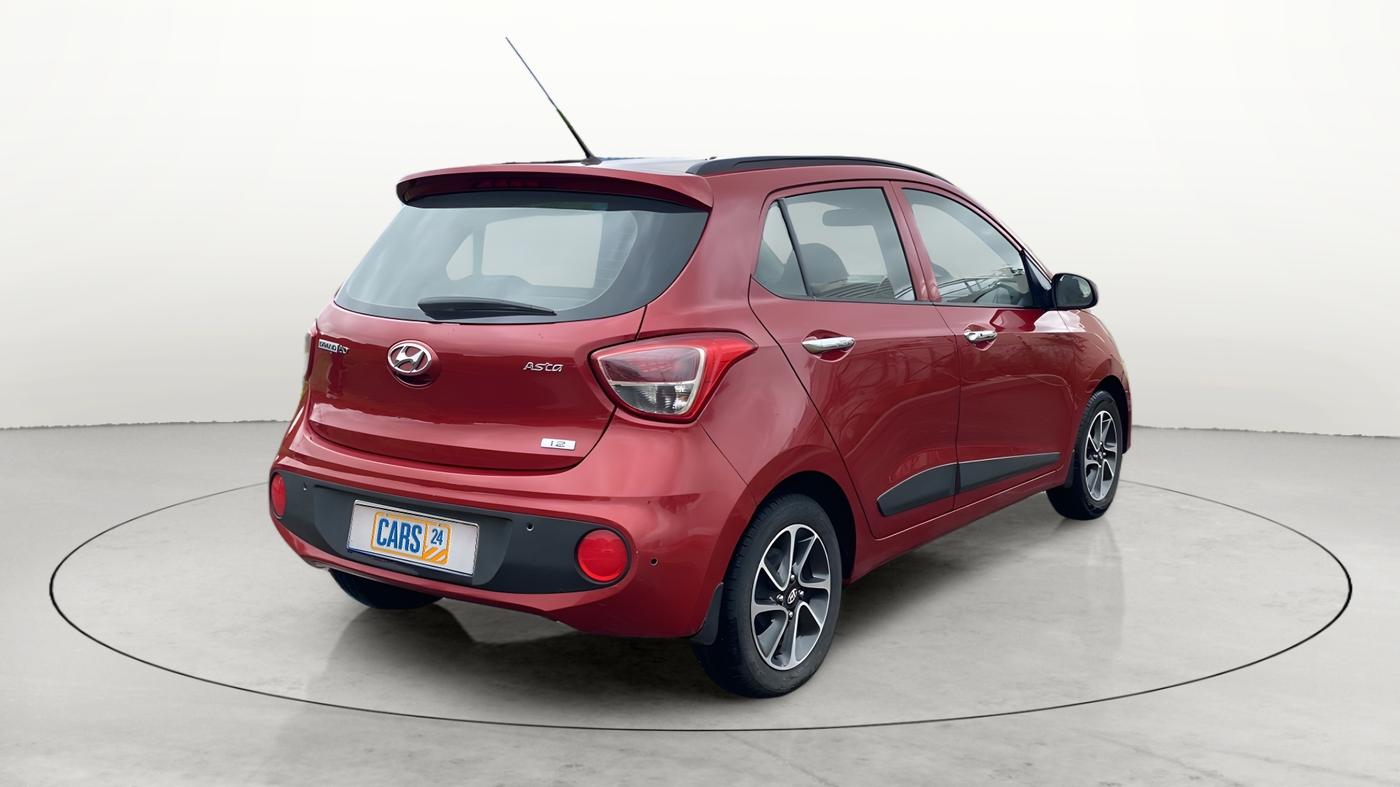 2017 Hyundai Grand i10 ASTA 1.2 KAPPA VTVT, Petrol, Manual, 26,189 km, Right Back Diagonal