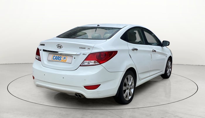 2012 Hyundai Verna FLUIDIC 1.6 VTVT SX, Petrol, Manual, 68,857 km, Right Back Diagonal
