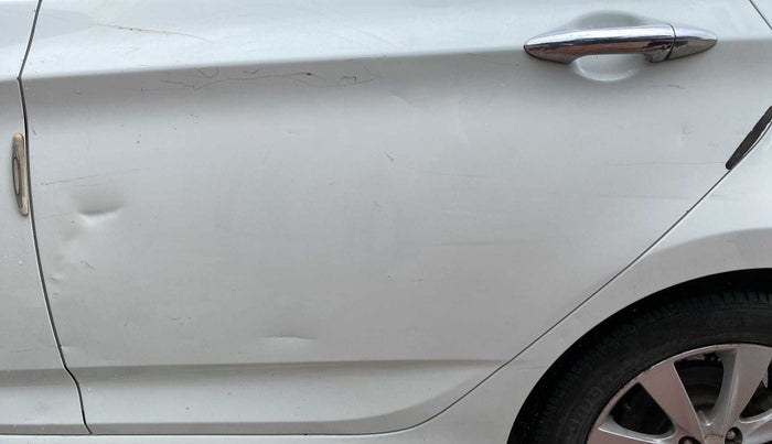 2012 Hyundai Verna FLUIDIC 1.6 VTVT SX, Petrol, Manual, 68,857 km, Rear left door - Slightly dented