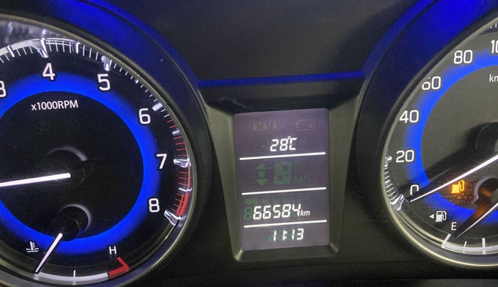 2016 Maruti Baleno DELTA PETROL 1.2, Petrol, Manual, 66,672 km, Odometer Image