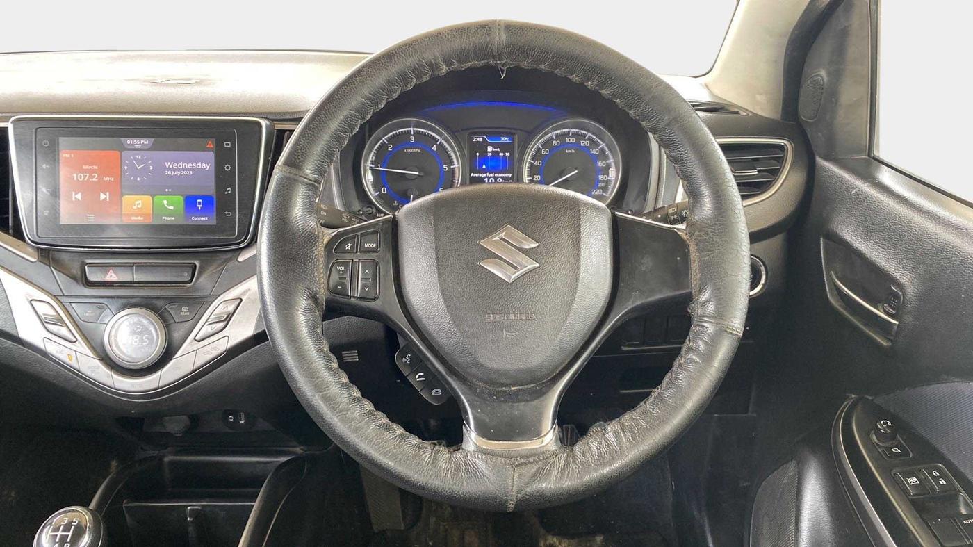 2019 Maruti Baleno ZETA DIESEL 1.3, Diesel, Manual, 1,00,250 km, Steering Wheel Close Up