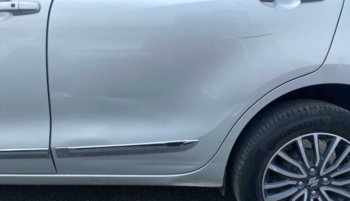 2017 Maruti Dzire ZXI PLUS AMT, Petrol, Automatic, 64,444 km, Rear left door - Slightly dented