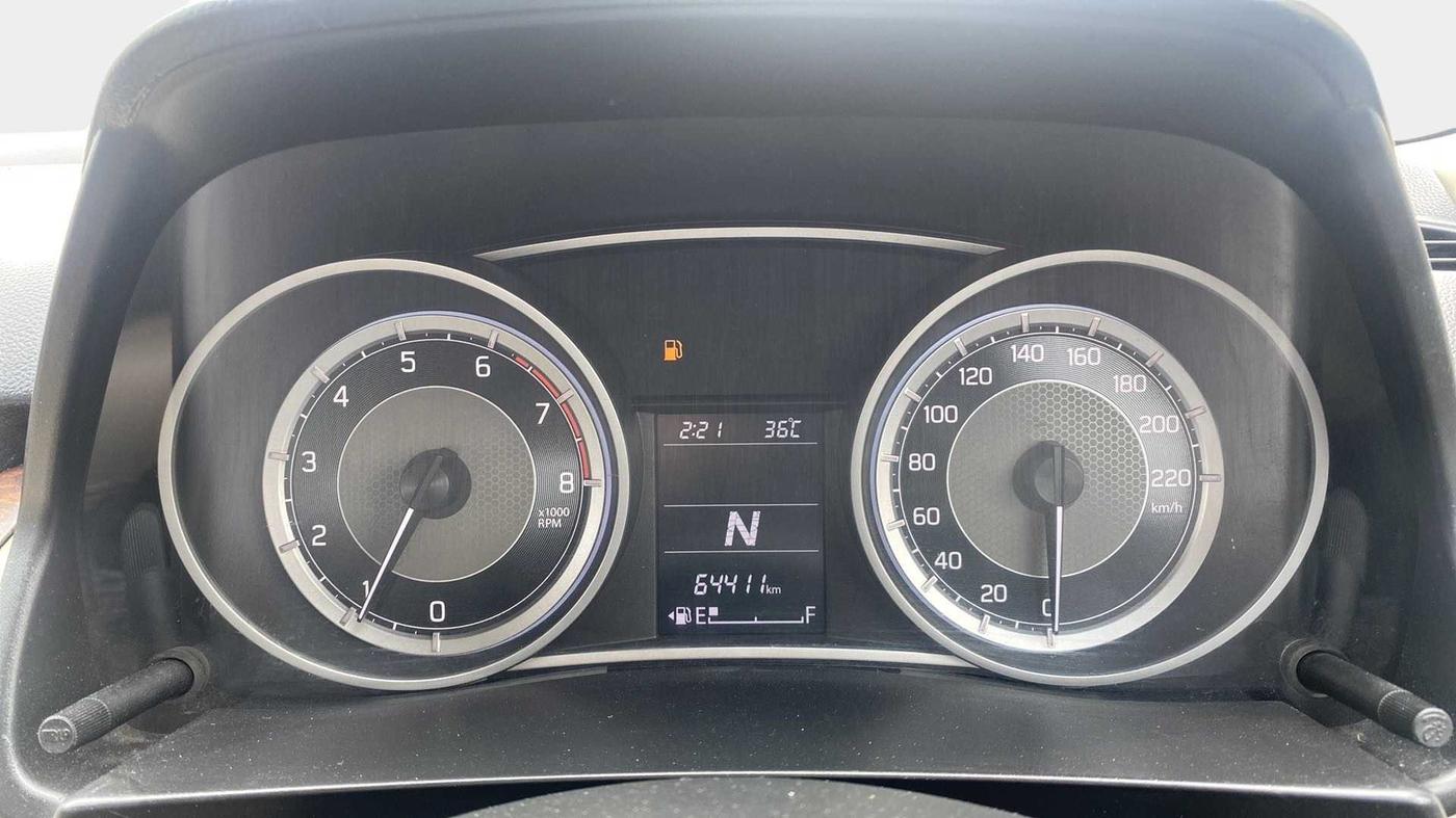 2017 Maruti Dzire ZXI PLUS AMT, Petrol, Automatic, 64,444 km, Odometer Image
