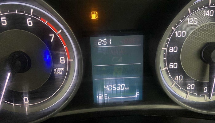 2017 Maruti Dzire VXI, Petrol, Manual, 40,530 km, Odometer Image