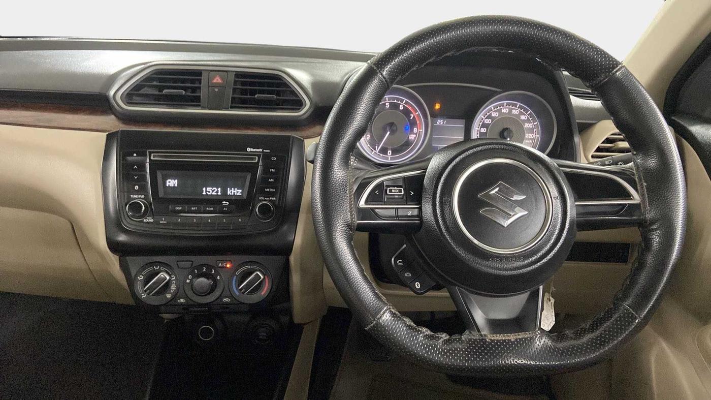 2017 Maruti Dzire VXI, Petrol, Manual, 40,530 km, Steering Wheel Close Up