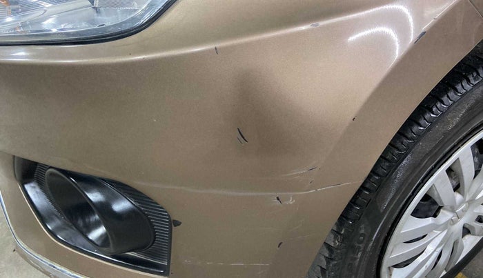 2017 Maruti Dzire VXI, Petrol, Manual, 40,530 km, Front bumper - Minor scratches