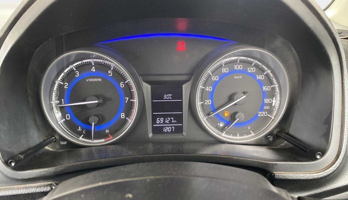 2017 Maruti Baleno DELTA PETROL 1.2, CNG, Manual, 69,104 km, Odometer Image
