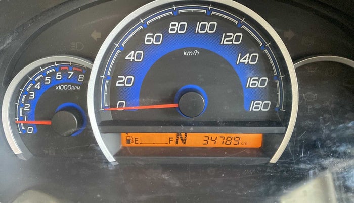 2017 Maruti Wagon R 1.0 VXI AMT, Petrol, Automatic, 34,778 km, Odometer Image