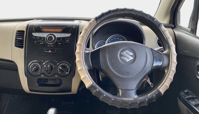 2017 Maruti Wagon R 1.0 VXI AMT, Petrol, Automatic, 34,778 km, Steering Wheel Close Up