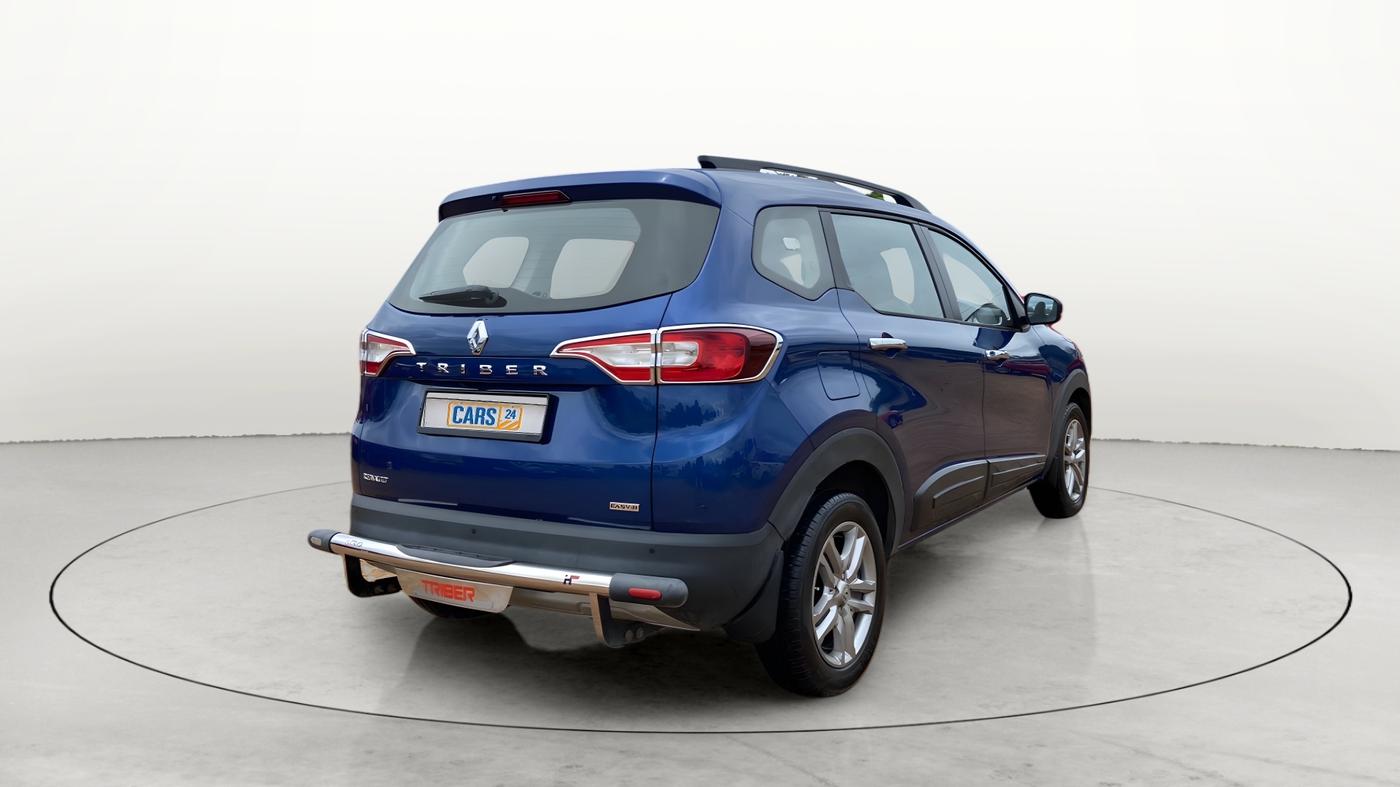 2022 Renault TRIBER RXZ AMT, Petrol, Automatic, 15,871 km, Right Back Diagonal