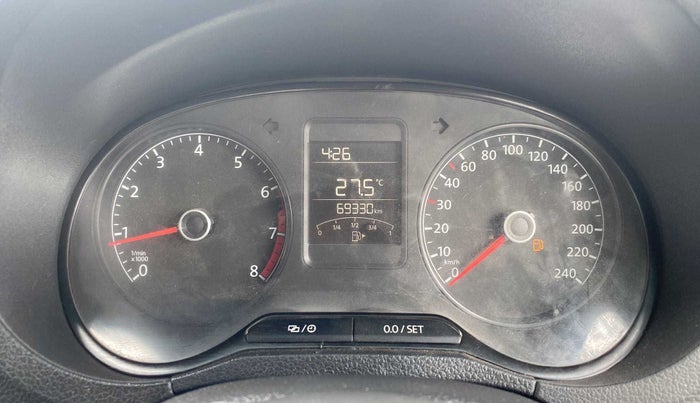 2015 Volkswagen Polo TRENDLINE 1.2L PETROL, Petrol, Manual, 69,321 km, Odometer Image