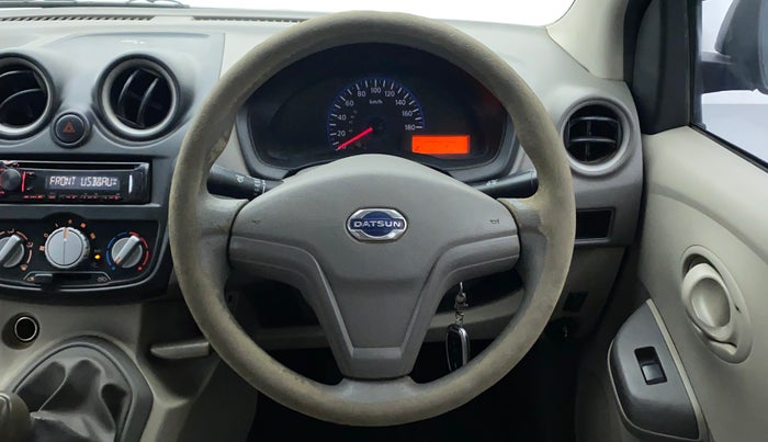 2015 Datsun Go Plus T, Petrol, Manual, 83,044 km, Steering Wheel Close Up