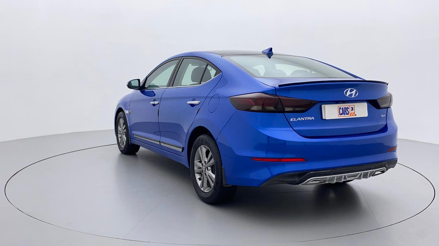 2017 Hyundai New Elantra 2.0 SX(O) AT PETROL, Petrol, Automatic, 1,08,538 km, Left Back Diagonal