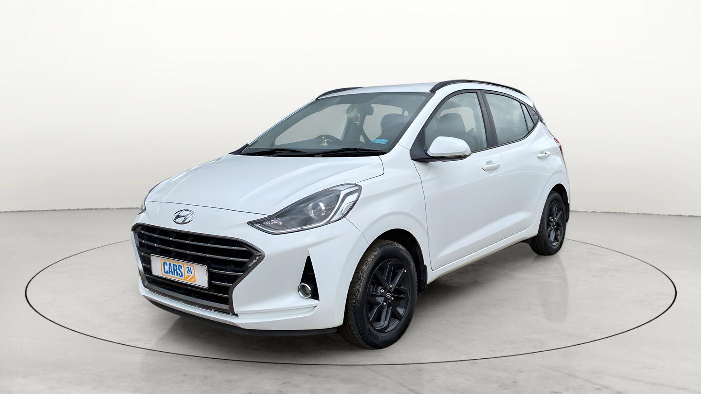 2019 Hyundai GRAND I10 NIOS SPORTZ AMT 1.2 KAPPA VTVT, Petrol, Automatic, 27,613 km, Left Front Diagonal