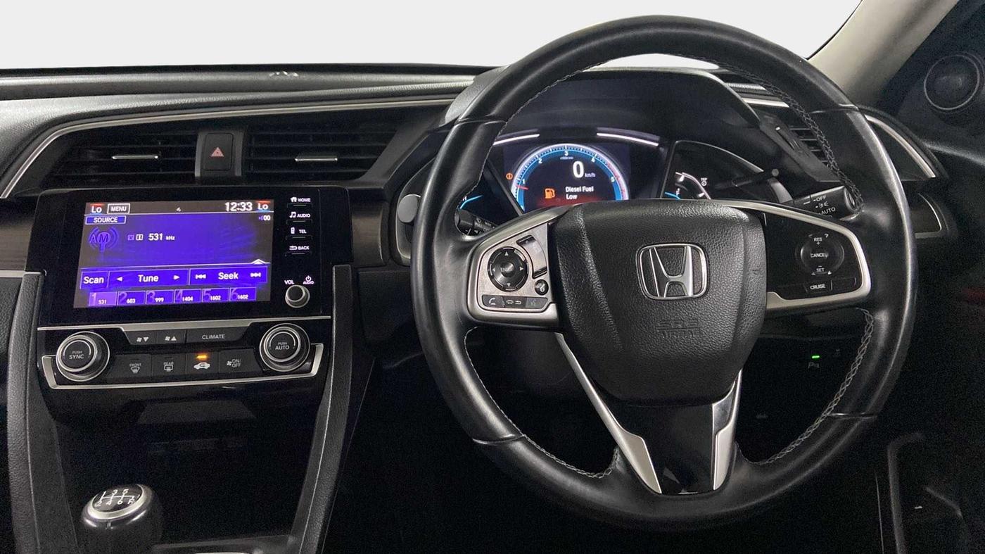 2020 Honda Civic 1.6L I-DTEC ZX MT, Diesel, Manual, 23,614 km, Steering Wheel Close Up