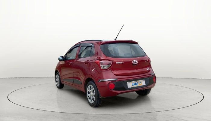 2017 Hyundai Grand i10 SPORTZ (O) 1.2 KAPPA VTVT, Petrol, Manual, 65,730 km, Left Back Diagonal