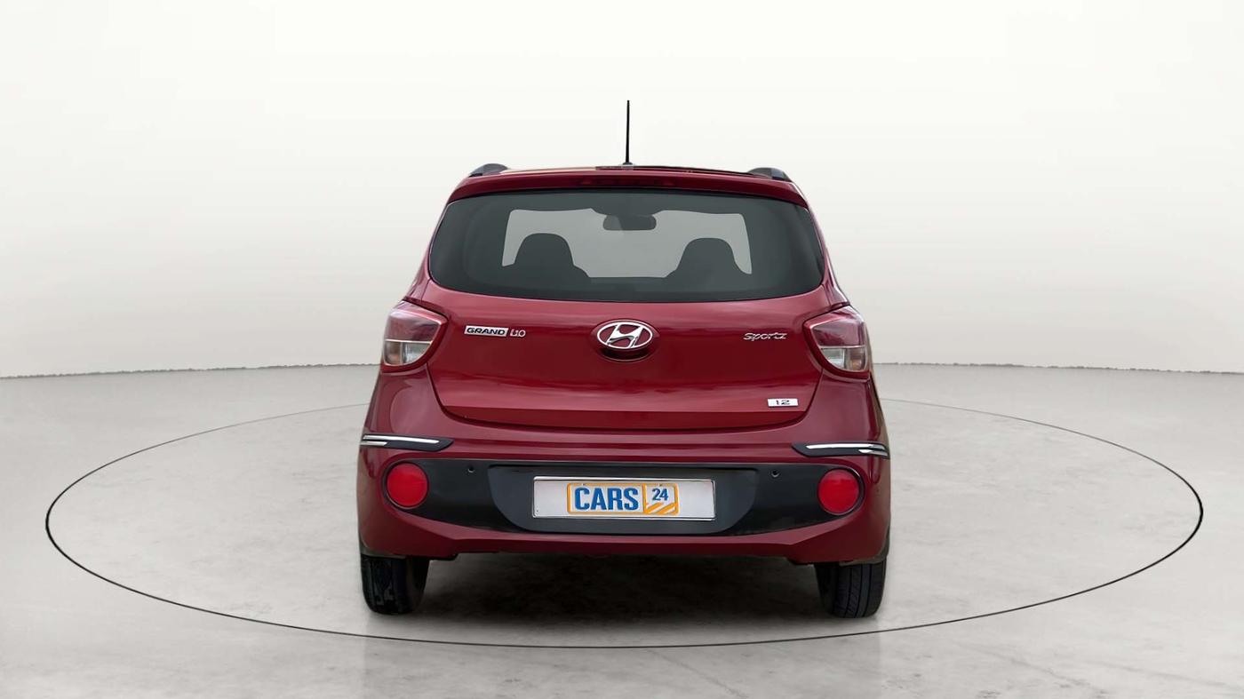 2017 Hyundai Grand i10 SPORTZ (O) 1.2 KAPPA VTVT, Petrol, Manual, 65,730 km, Back/Rear