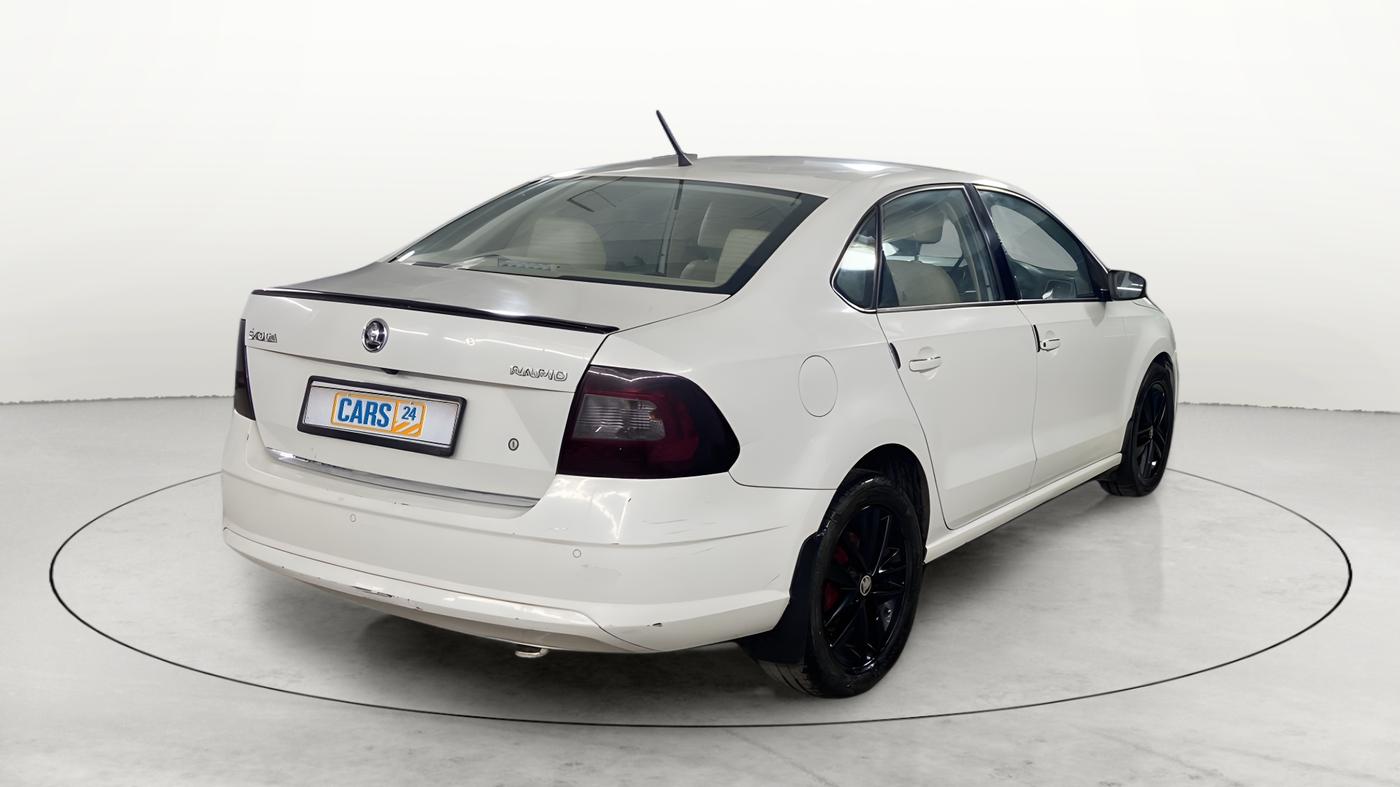 2018 Skoda Rapid STYLE 1.5 TDI AT, Diesel, Automatic, 59,030 km, Right Back Diagonal