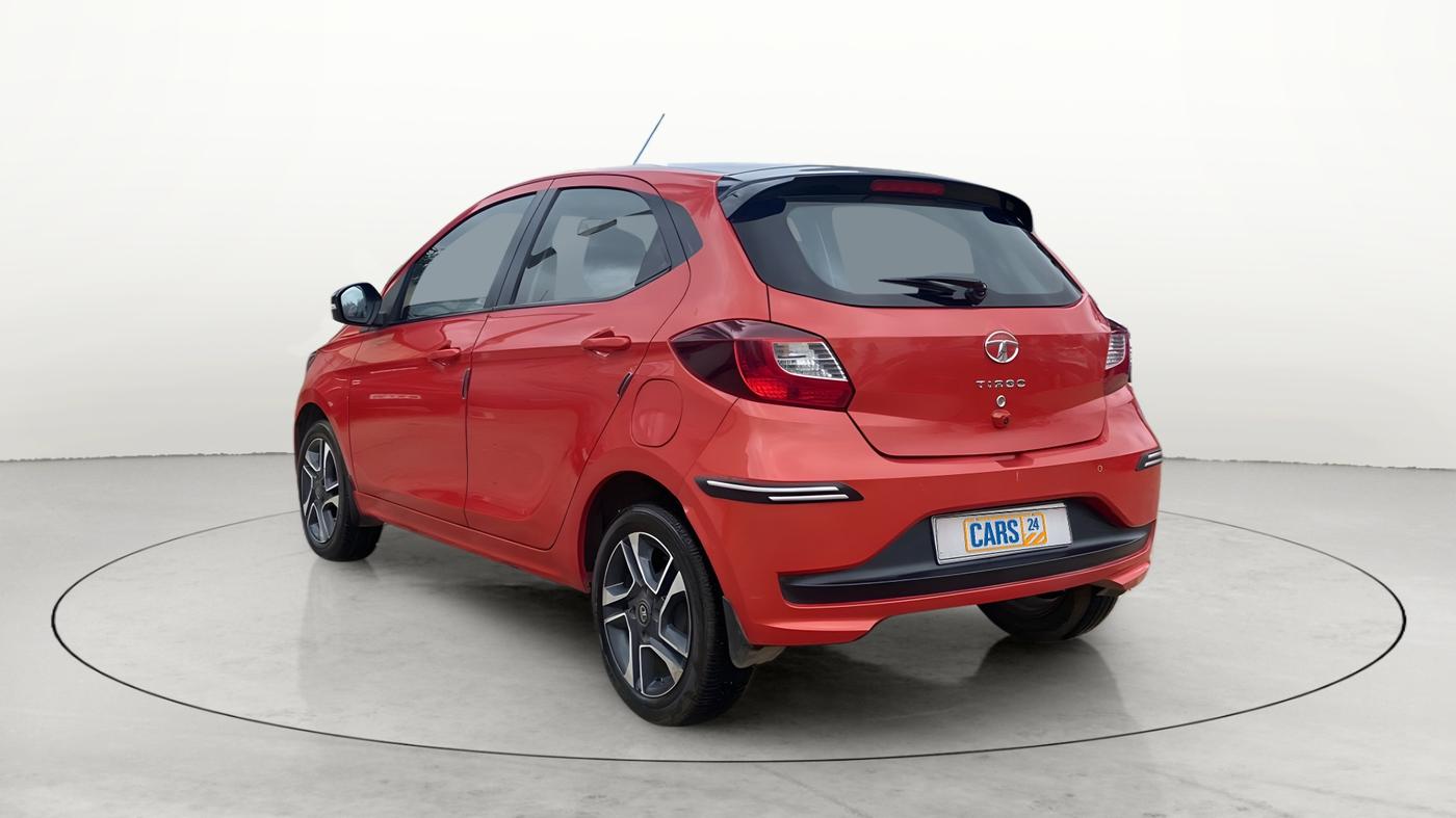 2020 Tata Tiago XZA PLUS DUAL TONE PETROL, Petrol, Automatic, 27,079 km, Left Back Diagonal