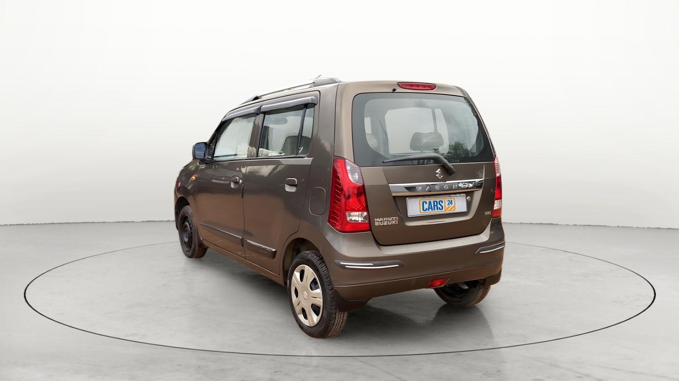 2014 Maruti Wagon R 1.0 VXI, Petrol, Manual, 76,964 km, Left Back Diagonal
