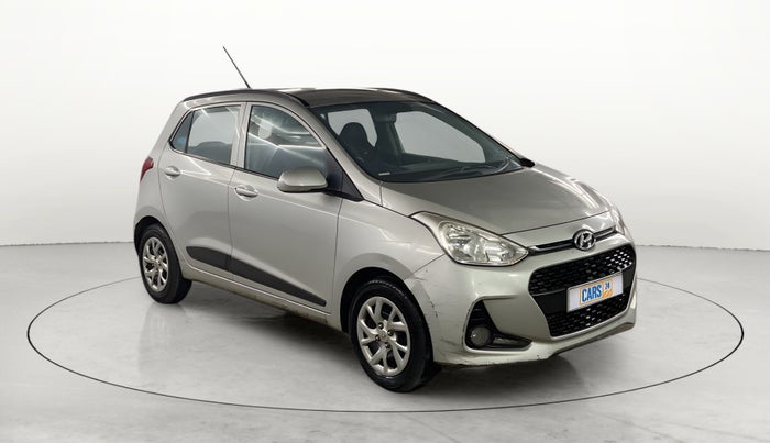 2017 Hyundai Grand i10 SPORTZ (O) 1.2 KAPPA VTVT, Petrol, Manual, 37,022 km, Right Front Diagonal
