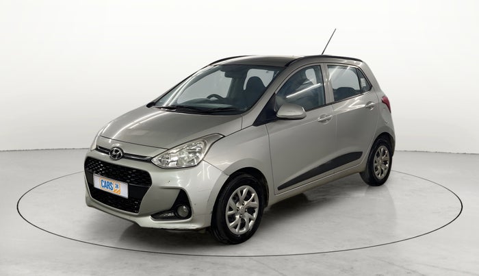 2017 Hyundai Grand i10 SPORTZ (O) 1.2 KAPPA VTVT, Petrol, Manual, 37,022 km, Left Front Diagonal