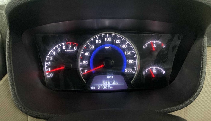 2017 Hyundai Grand i10 SPORTZ (O) 1.2 KAPPA VTVT, Petrol, Manual, 37,022 km, Odometer Image