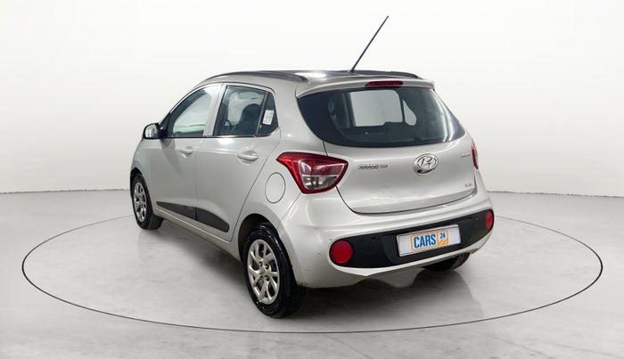 2017 Hyundai Grand i10 SPORTZ (O) 1.2 KAPPA VTVT, Petrol, Manual, 37,022 km, Left Back Diagonal