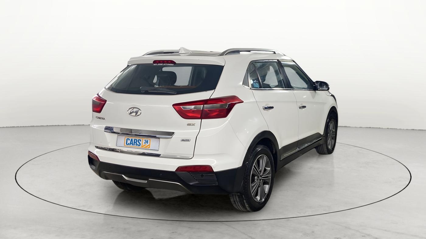 2018 Hyundai Creta SX AT 1.6 PETROL, Petrol, Automatic, 62,298 km, Right Back Diagonal